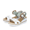 Rieker Rose 76 Weiss/Mint/Weiss EU 38 (US Women's 7-7.5) M