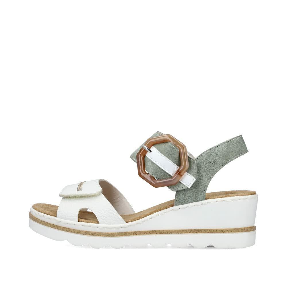 Rieker Rose 76 Weiss/Mint/Weiss EU 38 (US Women's 7-7.5) M