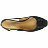 J. Renee Madeleina Black Satin 8.5 W (C)