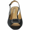 J. Renee Madeleina Black Satin 8.5 W (C)