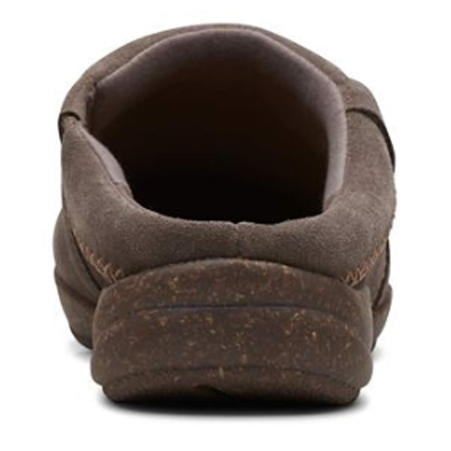 Clarks Women's Roseville Echo Clog, Dark Taupe Suede, 8.5 Medium US