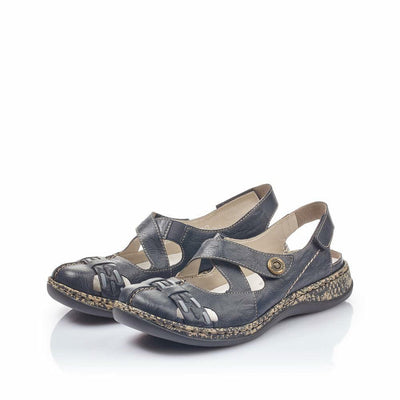 Rieker 46377 Daisy Women's Shoes Blue 8 M US