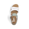 Rieker Rose 76 Weiss/Mint/Weiss EU 38 (US Women's 7-7.5) M