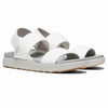 KEEN womens Elle Backstrap Casual platform open toe Wedge Sandals, White/Vapor, 9