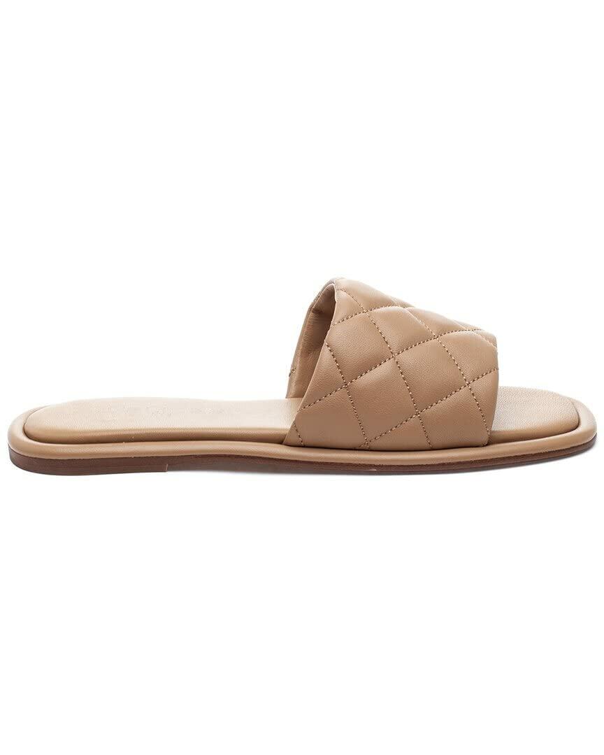 J/Slides Yoel Nude Leather 8.5 M