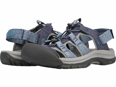 KEEN Men's Rapids H2 Closed Toe Water Shoes, Navy/Real Teal, 11 D (Medium) US