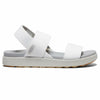 KEEN womens Elle Backstrap Casual platform open toe Wedge Sandals, White/Vapor, 9