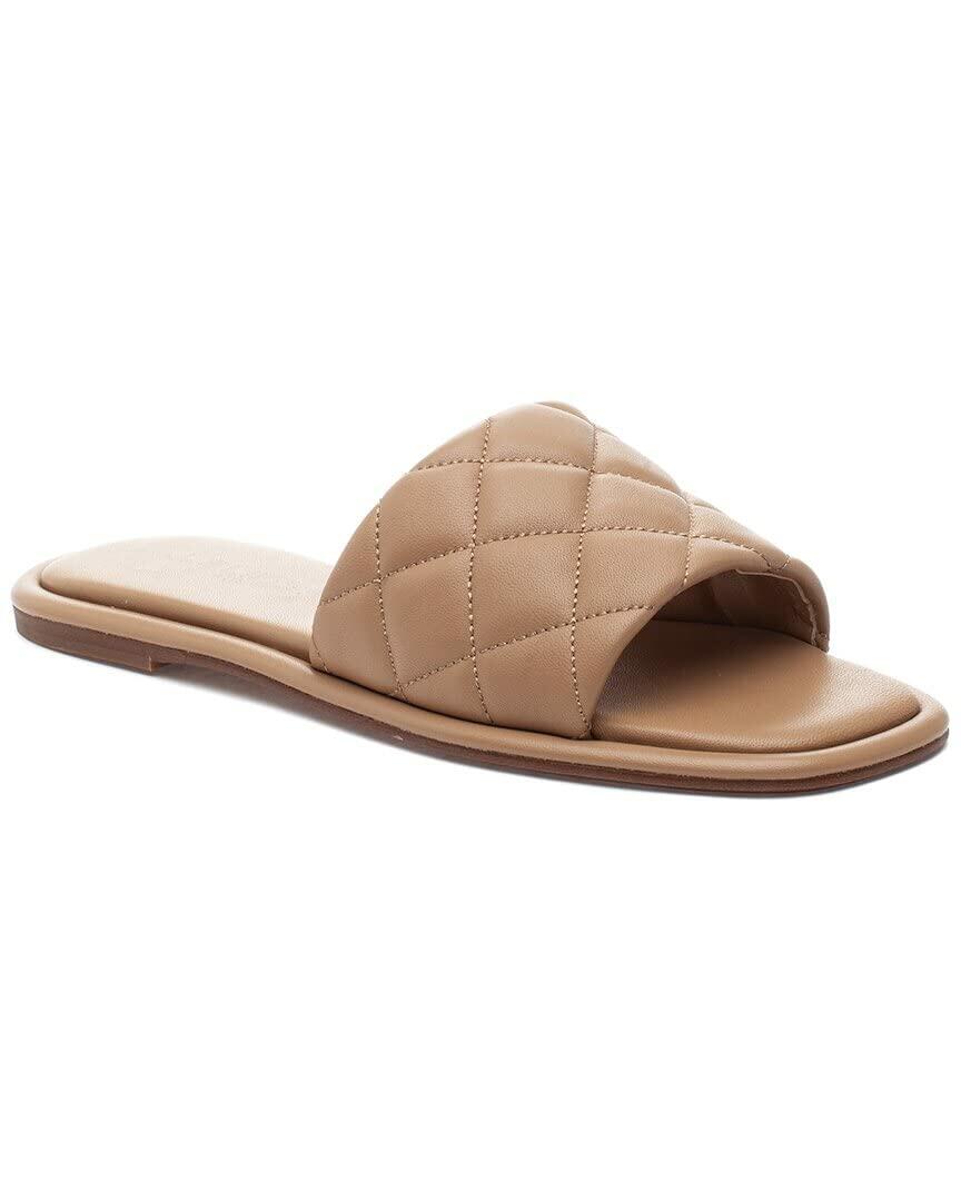 J/Slides Yoel Nude Leather 8.5 M