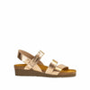 NAOT Kayla Women's Sandals – 3-Strap Support with Backstrap, Cork-Latex Footbed, Arch Support – Comfortable for All-Day Walking Rose Gold Lthr 11-11.5 N-M US