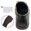 Minnetonka Men's Classic Camp Moccasin,Black,12 M US