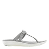 KEEN Women's Damaya Flip Sandal (9 M US, Paloma/Vapor Blue)