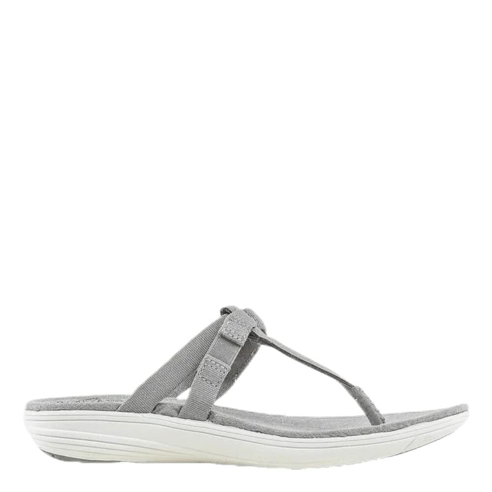 KEEN Women's Damaya Flip Sandal (9 M US, Paloma/Vapor Blue)