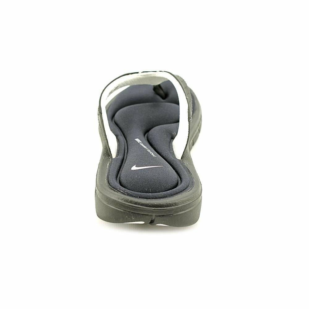 Nike Women's NIKE COMFORT THONG WMNS SANDAL 5 (BLACK/WHITE)