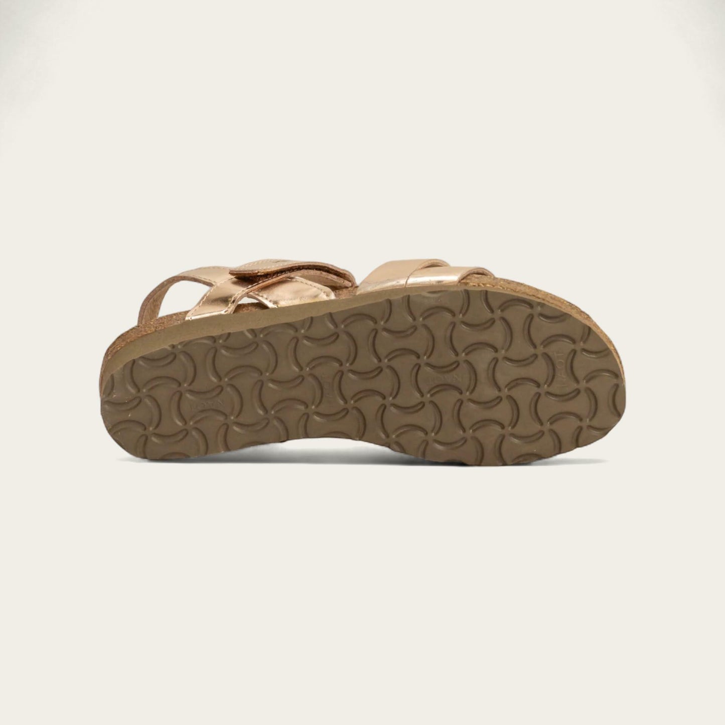 NAOT Kayla Women's Sandals – 3-Strap Support with Backstrap, Cork-Latex Footbed, Arch Support – Comfortable for All-Day Walking Rose Gold Lthr 11-11.5 N-M US