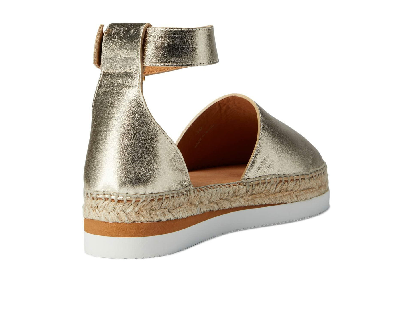 See by Chloe Glyn Espadrille Sandal Light Gold 1 EU 39 (US Women's 9) M
