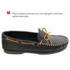Minnetonka Men's Classic Camp Moccasin,Black,12 M US