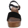 Seychelles Jump for Joy Black Suede/Leather 6.5 M