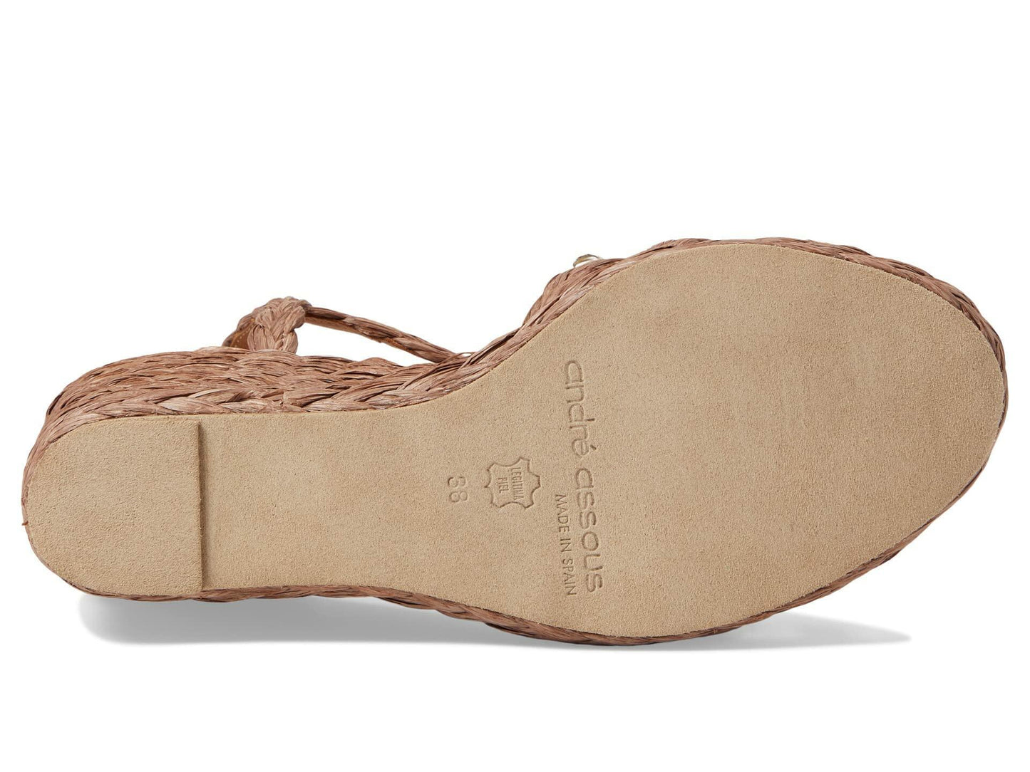 Andre Assous Madina Raffia Chocolate 6 M