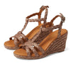 Andre Assous Madina Raffia Chocolate 6 M