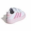 adidas Baby Girl's Grand Court 2.0 (Toddler) White/Bliss Pink/Clear Pink 9.5 Toddler M
