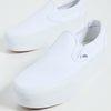 Vans Ua Classic Slip-On Stackform Sneakers, Canvas True White, 10.5 US Women/9 US Men