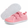 WateLves Toddler Little Kids Wide Barefoot Shoes The First Walking Shoes Girls Boys Breathable Zero Drop Minimalist Sneakers with Wide Toe Box Natural to Grow (Pink, 30)