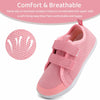 WateLves Toddler Little Kids Wide Barefoot Shoes The First Walking Shoes Girls Boys Breathable Zero Drop Minimalist Sneakers with Wide Toe Box Natural to Grow (Pink, 30)