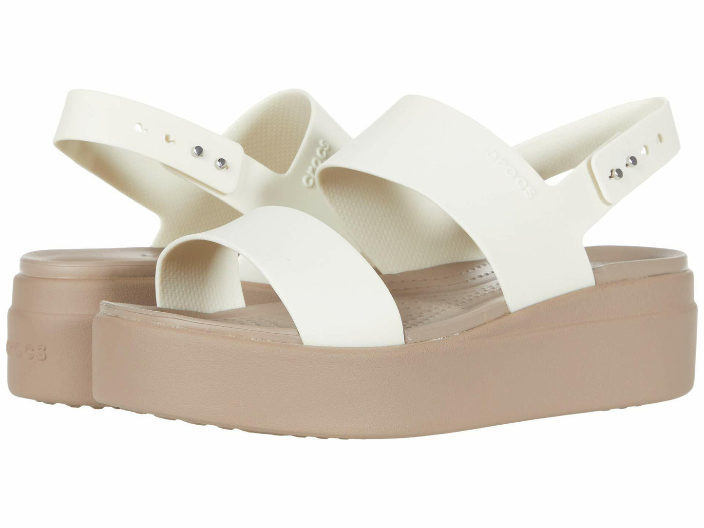 Crocs Women's Outdoor Sandals, White, 6