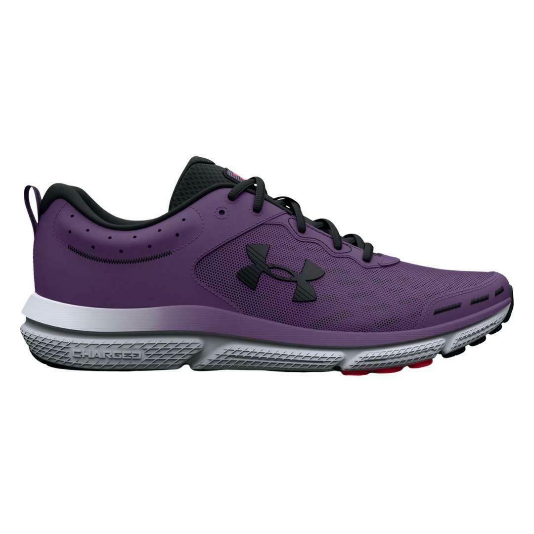 Under Armour Women's Charged Assert 10 D, (500) Retro Purple/Retro Purple/Black, 7.5, US