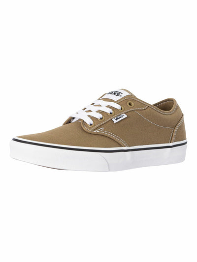 Vans Men's Atwood Sneaker, Canvas Gothic Olive/White, 11 UK
