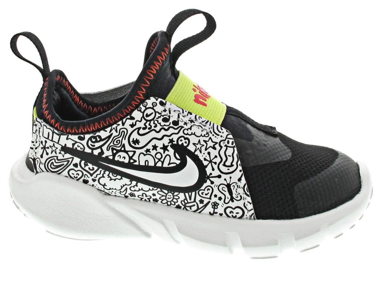Nike Unisex-Child Flex Runner 2 Running Shoes Black/Summit White-picante Red 6 Toddler