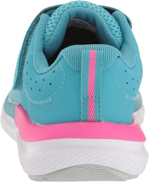 Under Armour Girls' Pre School Assert 10 Alternate Closure, (400) Glacier Blue/Halo Gray/Rebel Pink, 2.5, US