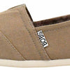 SKECHERS Women's Bobs Plush-Peace & Love Flat, Taupe, 6.5 W US
