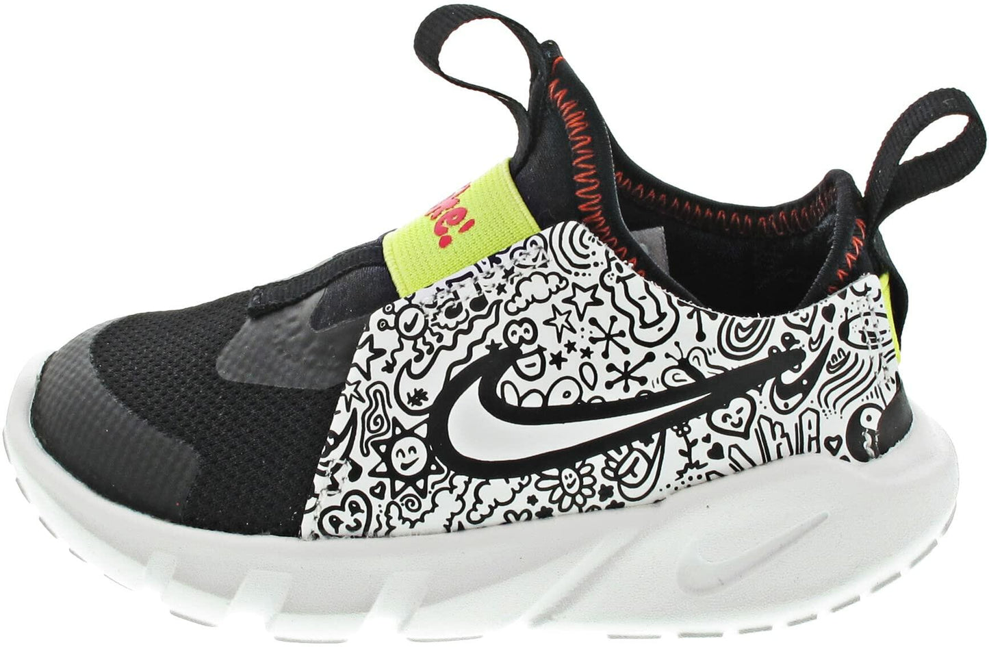 Nike Unisex-Child Flex Runner 2 Running Shoes Black/Summit White-picante Red 6 Toddler