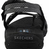 Skechers Women's Reggae - Irie Mon, Black/Grey, 9 M US