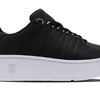 K-Swiss Women's Classic VN Platform Sneaker, Black/White, 8.5 M