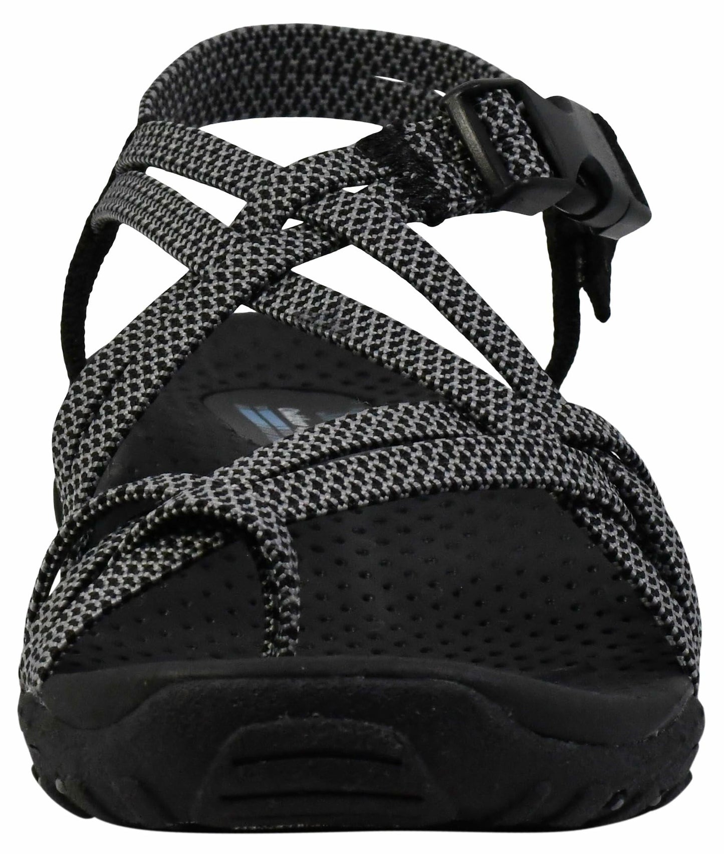 Skechers Women's Reggae - Irie Mon, Black/Grey, 9 M US