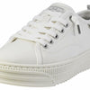 Skechers Women's Bobs Copa Sneaker, White/Silver, 7.5 M US