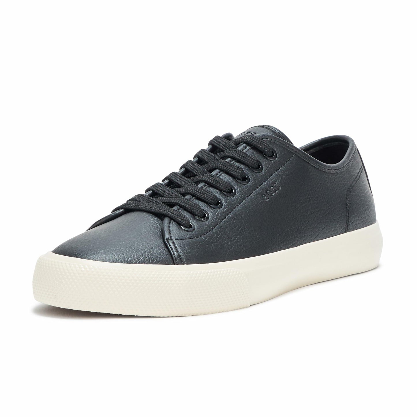 BOSS, Aiden Logo Block Leather Low Top Sneaker, Joshua Tree, 8