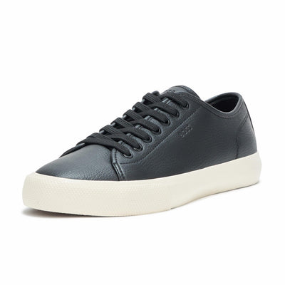BOSS, Aiden Logo Block Leather Low Top Sneaker, Joshua Tree, 8
