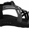 Skechers Women's Reggae - Irie Mon, Black/Grey, 9 M US