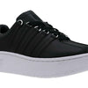K-Swiss Women's Classic VN Platform Sneaker, Black/White, 8.5 M