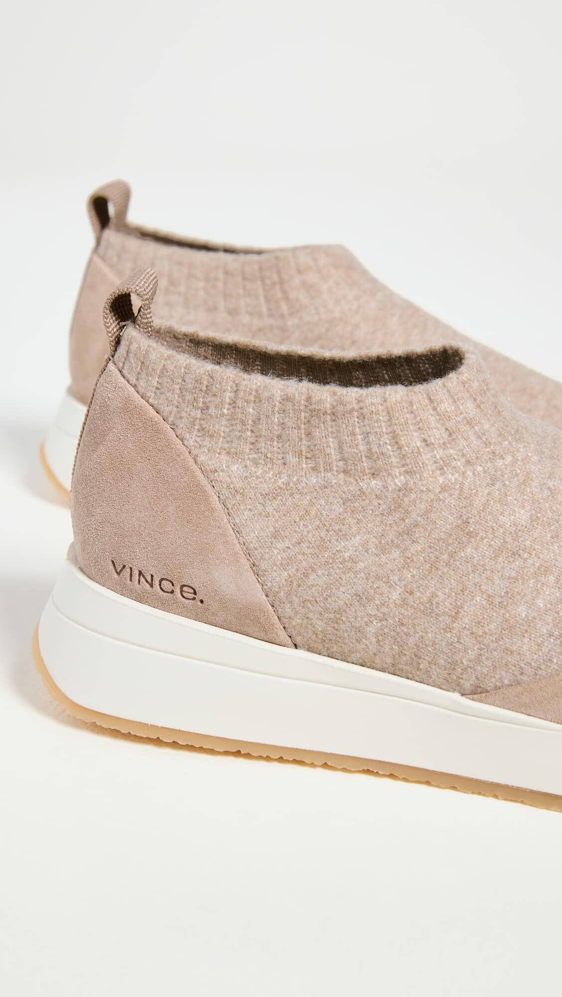 Vince Women's Oraya Slip On Sneakers, Sand Dune, Brown, 9 Medium US