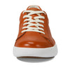 Josef Seibel® Claire 01 Leather Sneakers for Women – Leather and Textile Construction – Moc Toe Mandarin Male/Male EU 36 (US Women's 5-5.5) M