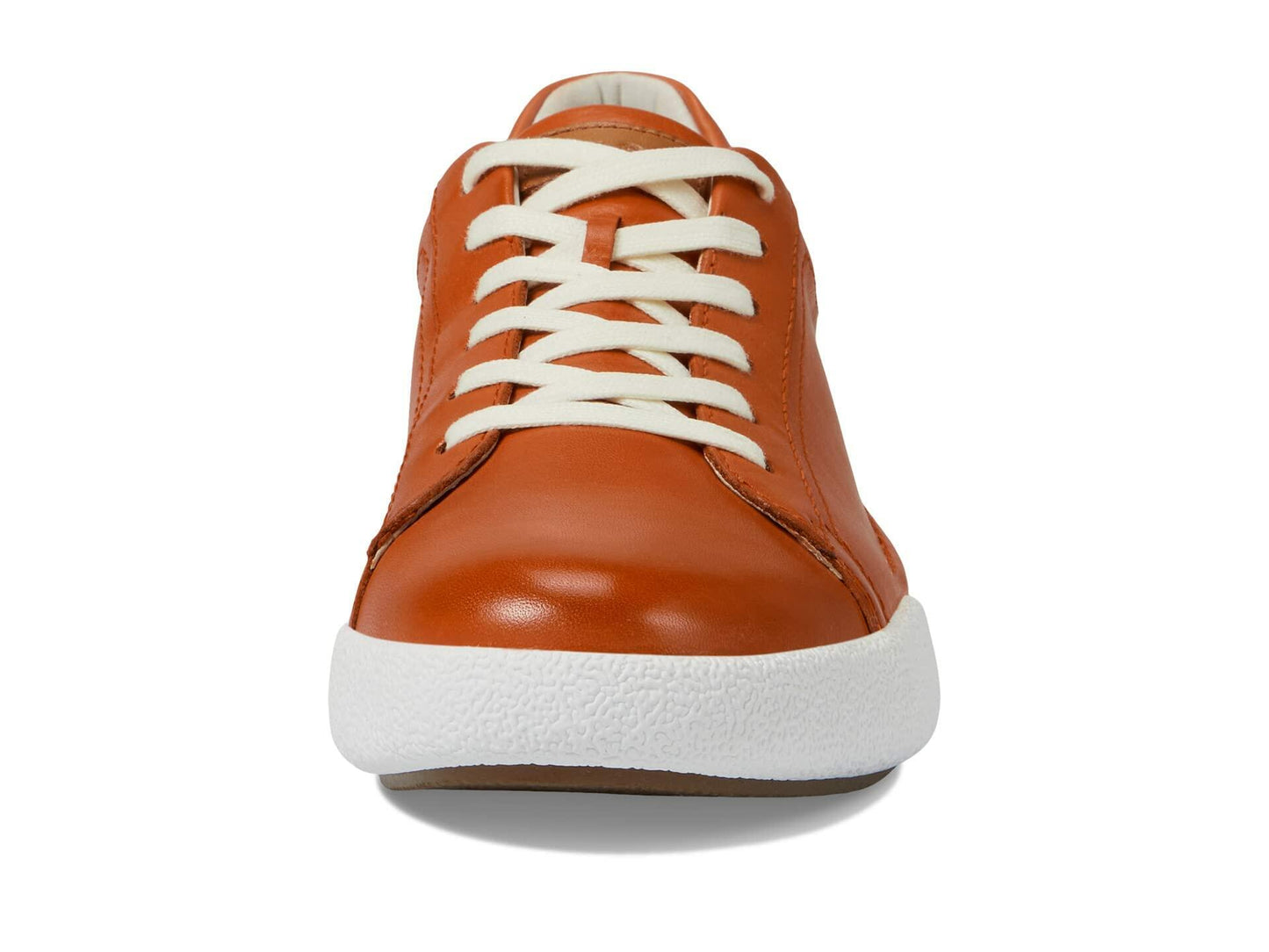 Josef Seibel® Claire 01 Leather Sneakers for Women – Leather and Textile Construction – Moc Toe Mandarin Male/Male EU 36 (US Women's 5-5.5) M