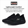 Skechers Men's Max Cushioning Slip-ins - Athletic Workout Running Walking Shoes with Memory Foam, Black, 10 X-Wide
