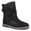 Shearling Suede Leather Black Birkenstock Uppsala