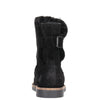 Shearling Suede Leather Black Birkenstock Uppsala