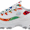 SKECHERS D'Lites - Summer Fiesta White Multi 11 C - Wide