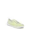 Vionic Beach Pismo Casual Women’s Fashion Sneakers-Sustainable Shoes That Include Three-Zone Comfort with Orthotic Insole Arch Support, Pale Lime Canvas 6 Wide